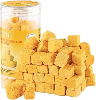 DYD Gefriergetrocknetes Eigelb für Katzen & Hunde – Natürlicher Knuspersnack – Einzelzutat-Leckerli – Ideal für Training & Fellpflege – Getreidefrei, ohne Zusätze – 100g product image