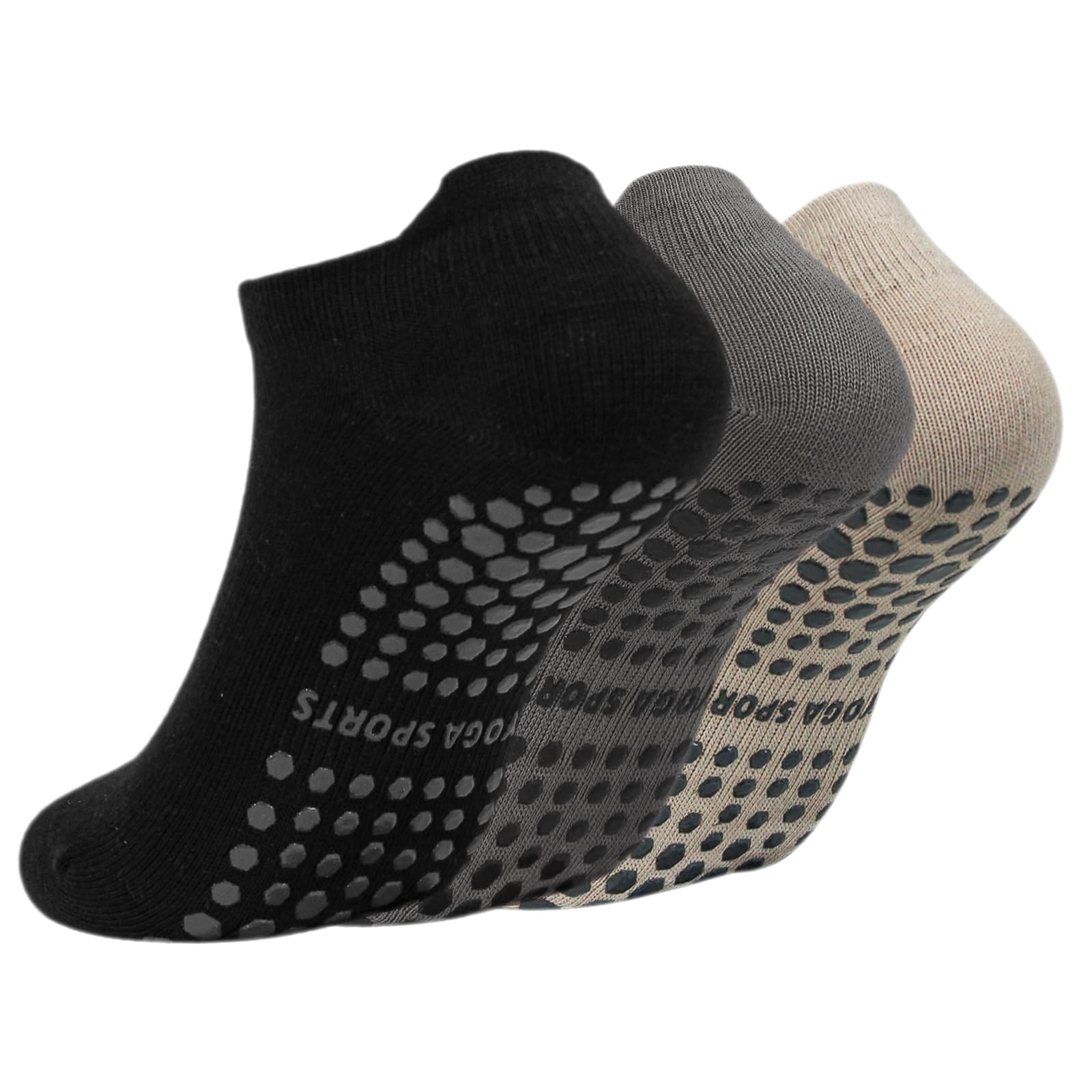 Rimosnn Women Yoga Socks Non Slip Ankle Grip Pilates Socks for Barre, Barefoot Workout, Athletic Socks