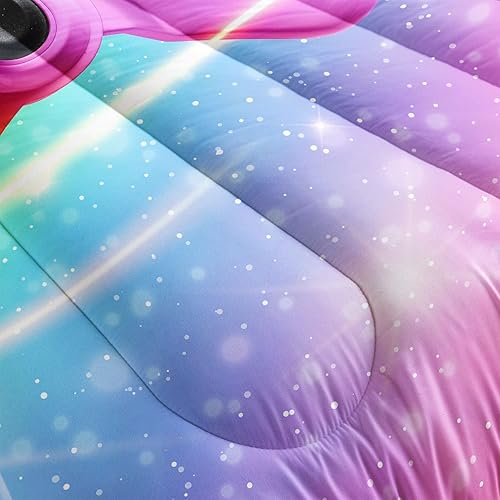 Miniatura 49 de Black Blue Butterfly Comforter Set for Girls Women,Boho Butterfly Sun and Moon Mandala Printed Bedding Set with 2 Pillowcases(Black Blue Twin)