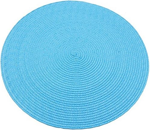 DGDBMTPYJG Mantel de restaurante - 4 alfombrillas tejidas para mesa de comedor, resistentes al calor, tazas de posavasos para el hogar, fiesta,