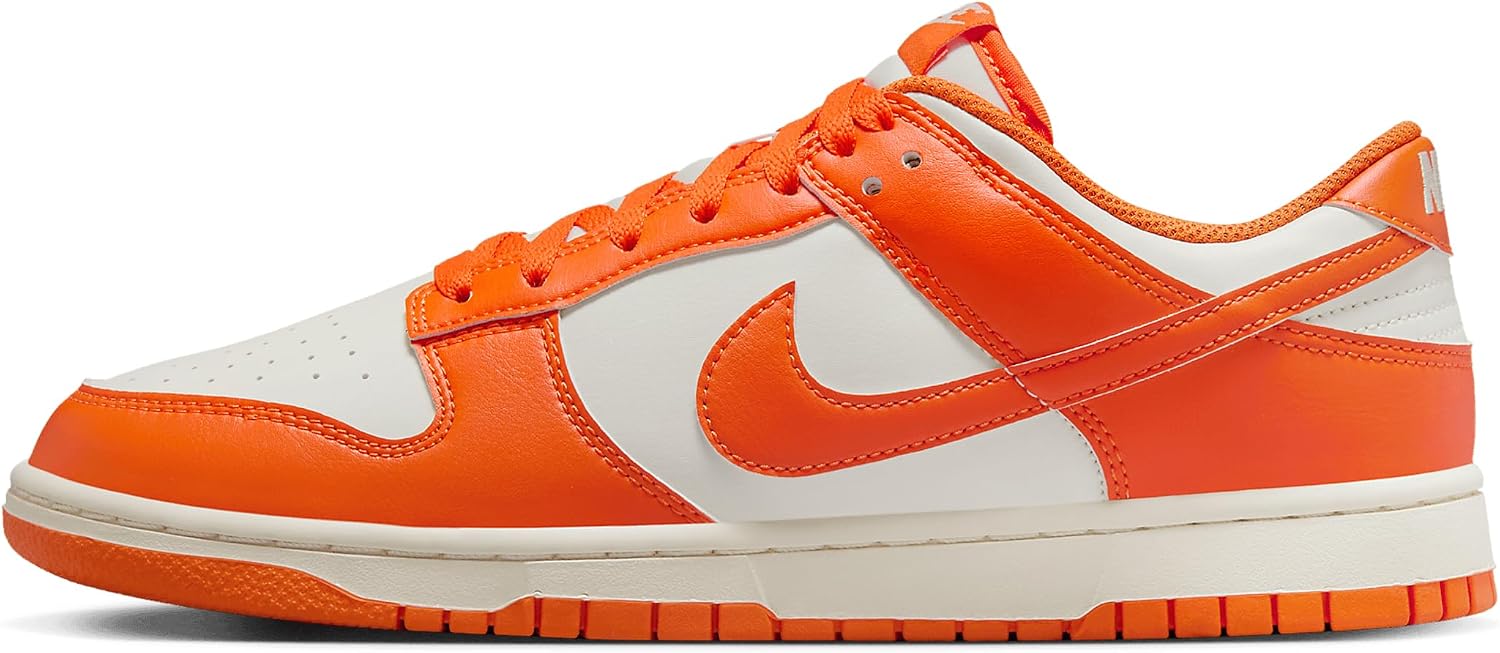 Retro Dunk Low - Pale Ivory & Safety Orange by Nike