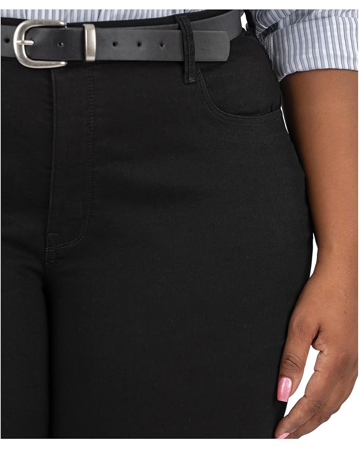 KUT from the Kloth Plus Meg High Rise Fab Ab Wide Leg Raw Hem-long Inseam - #4 of 4