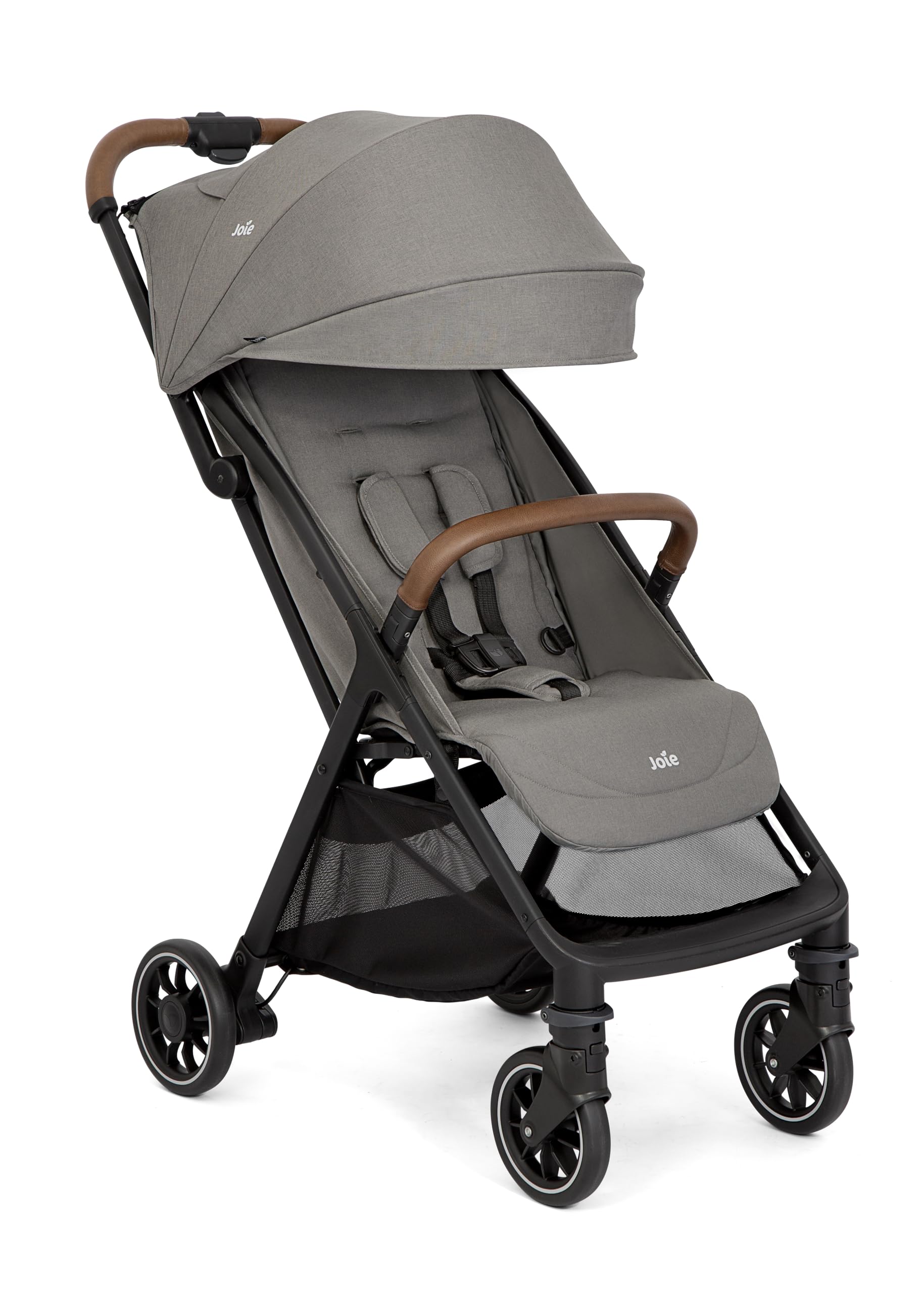 Joie pact™ pro passeggino – chiusura compatta ultraleggera, compatibile con sistema da viaggio, borsa inclusa – dalla nascita ai 4 anni (0–22 kg), pebble