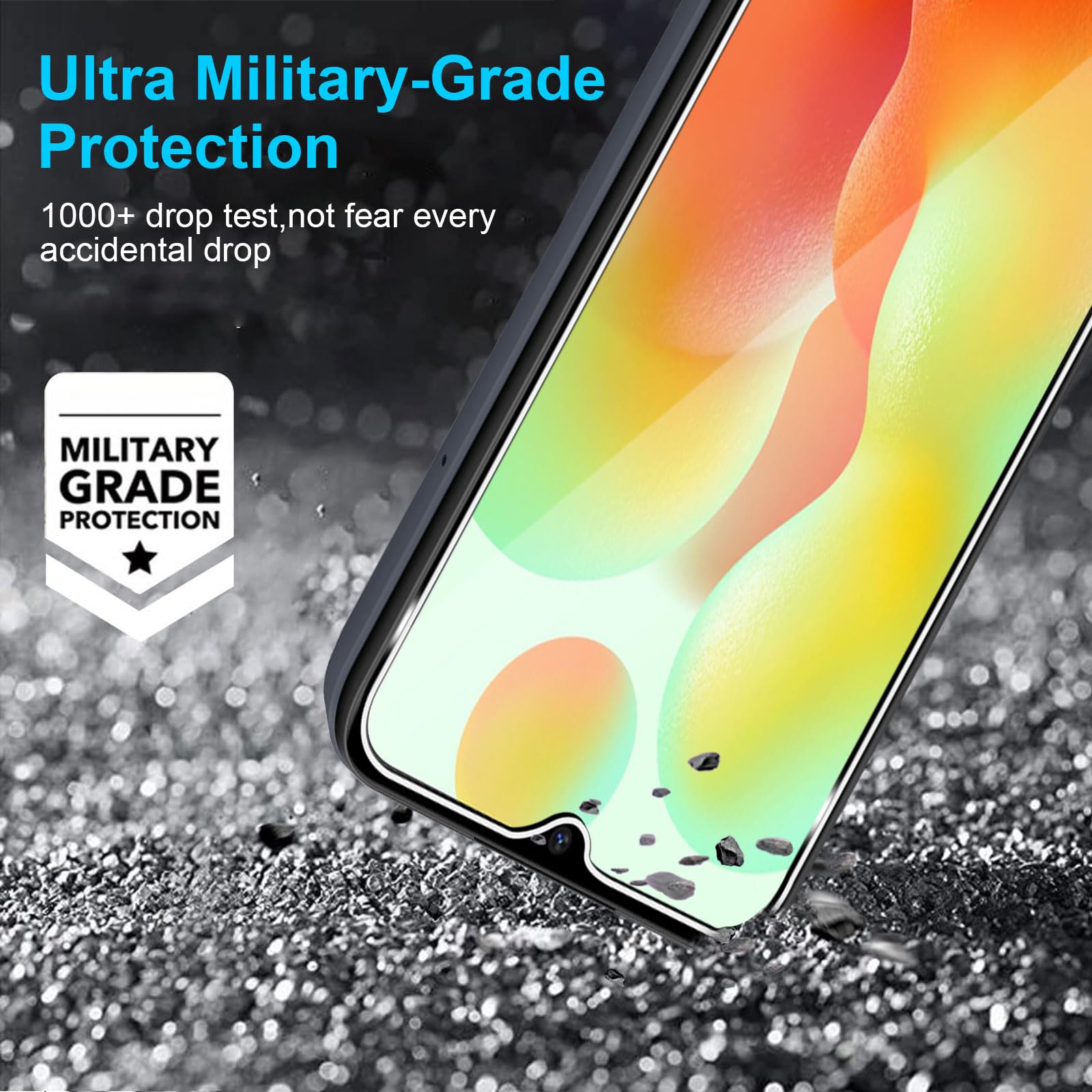 IVoler 4 In 1 Cover Per Xiaoi Redi 12 4G (Non Per Redi 12 5G) Con 3 Pezzi Pellicola Vetro - Foto 7