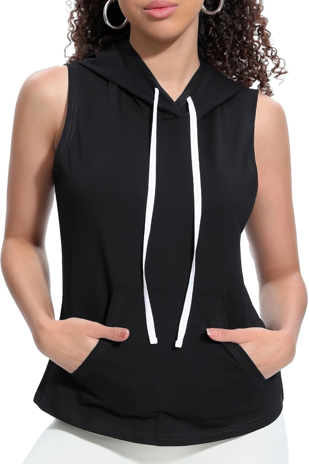 Xeoxarel Women's Sleeveless Vest Hoodies Tank Top (S-XL)