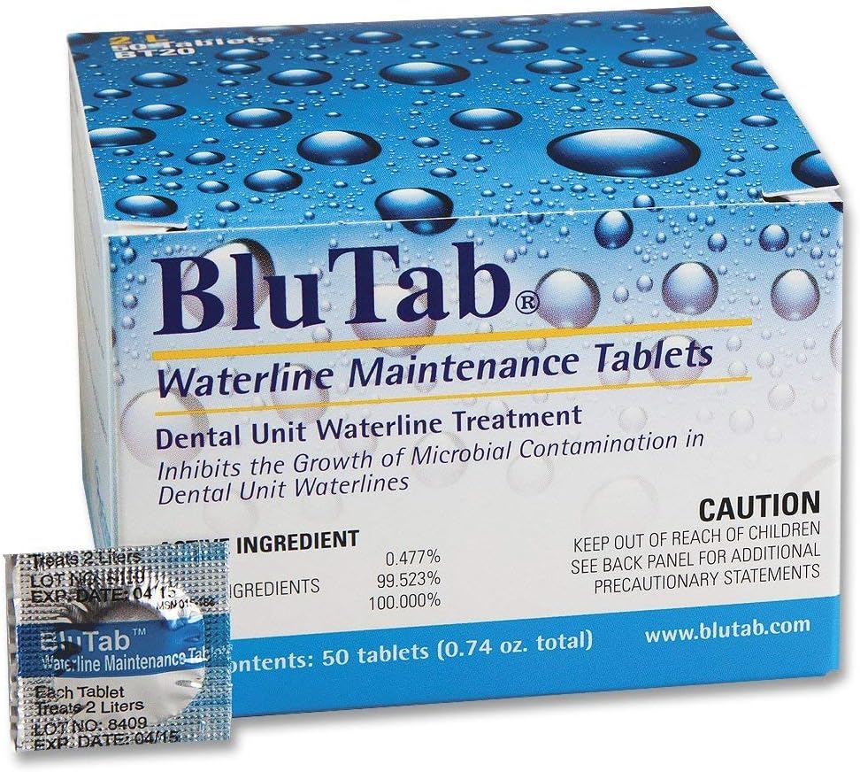 BT20 Waterline Maintenance Tablet for 2 L of Water (Pack of 50)