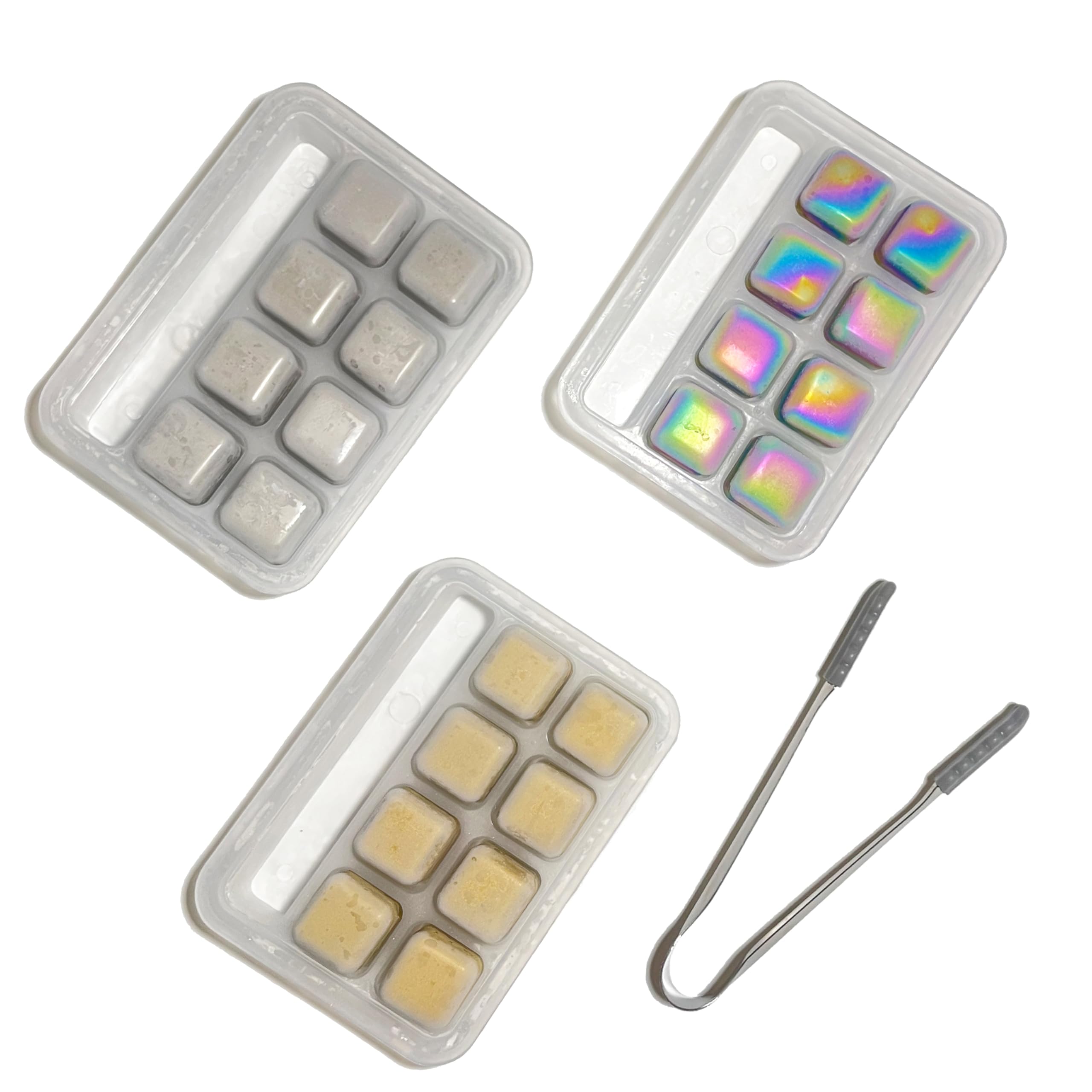 Cubetti Di Ghiaccio In Acciaio Inox 8 Pezzi | Pietre Per Whisky
