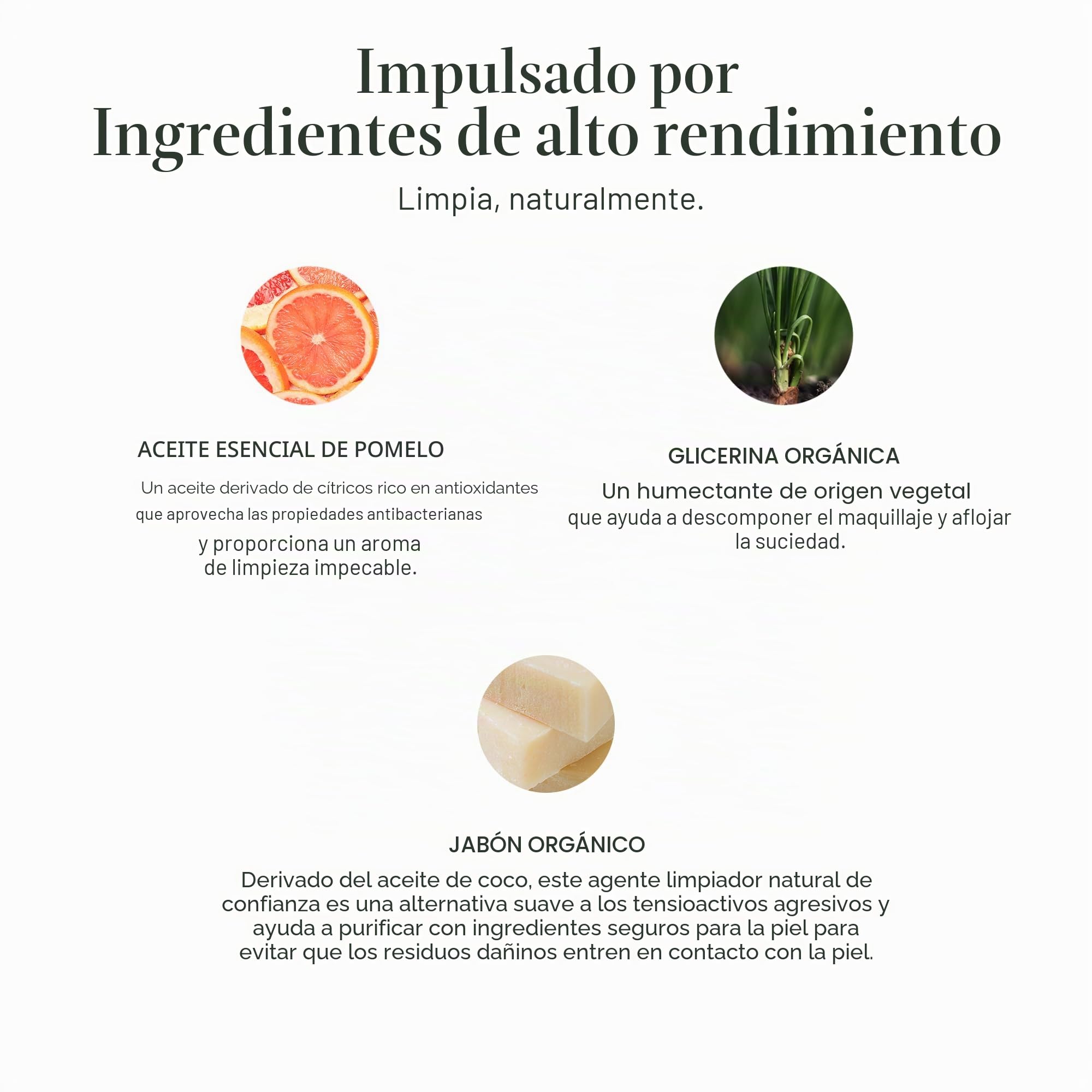 Ogee Limpiador de brochas de maquillaje, limpiador de brochas de maquillaje orgánico, sin ingredientes agresivos y fabricado en Estados Unidos