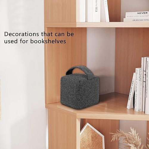 Miniatura 7 de Tope de puerta, tapón decorativo para puerta de casa y oficina, tapón de puerta con diseño de tela interior con peso animal, tapón de puerta con