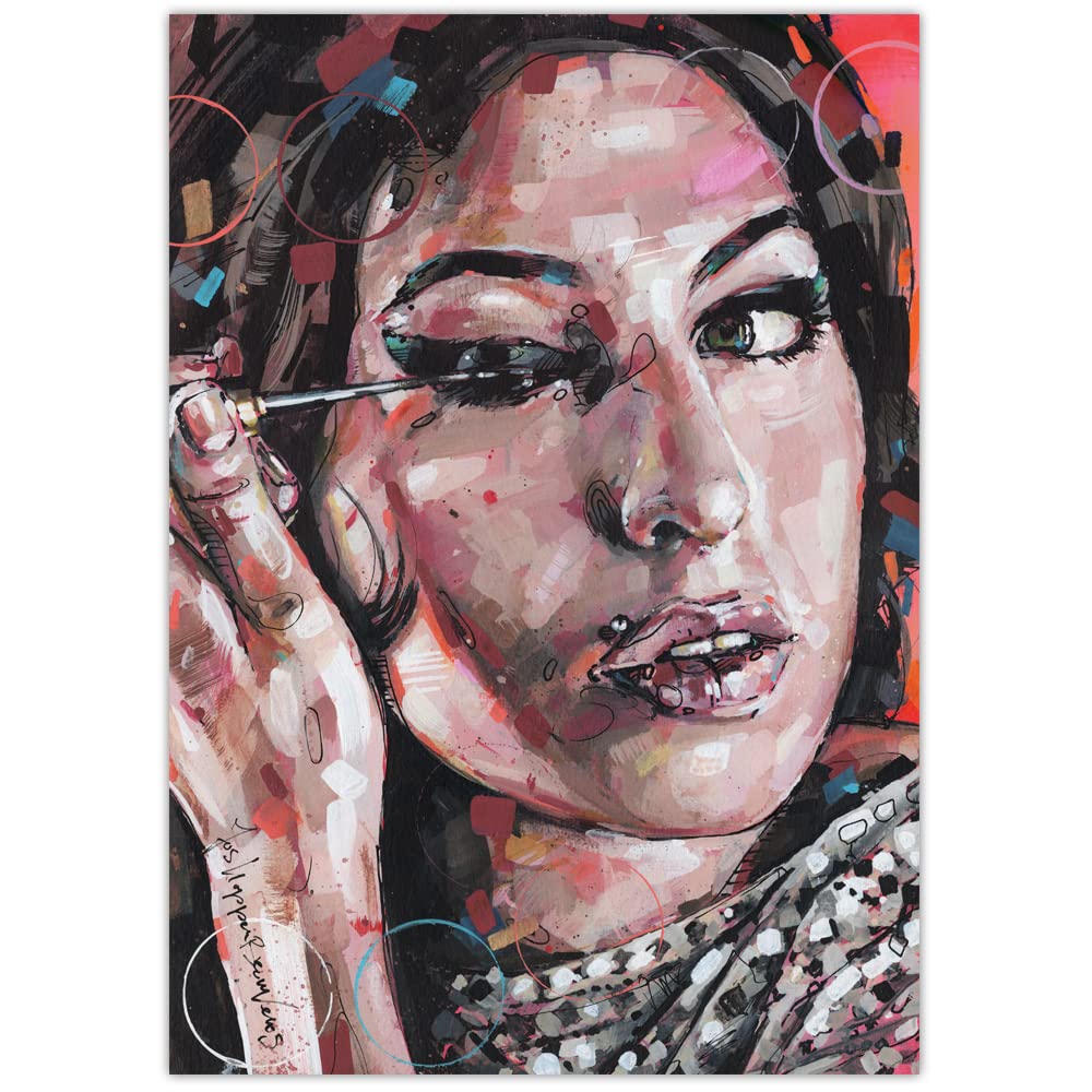 Jazz and Soul 02 Poster musicale 29,7 x 42 cm (A3) - incorniciato e firmato