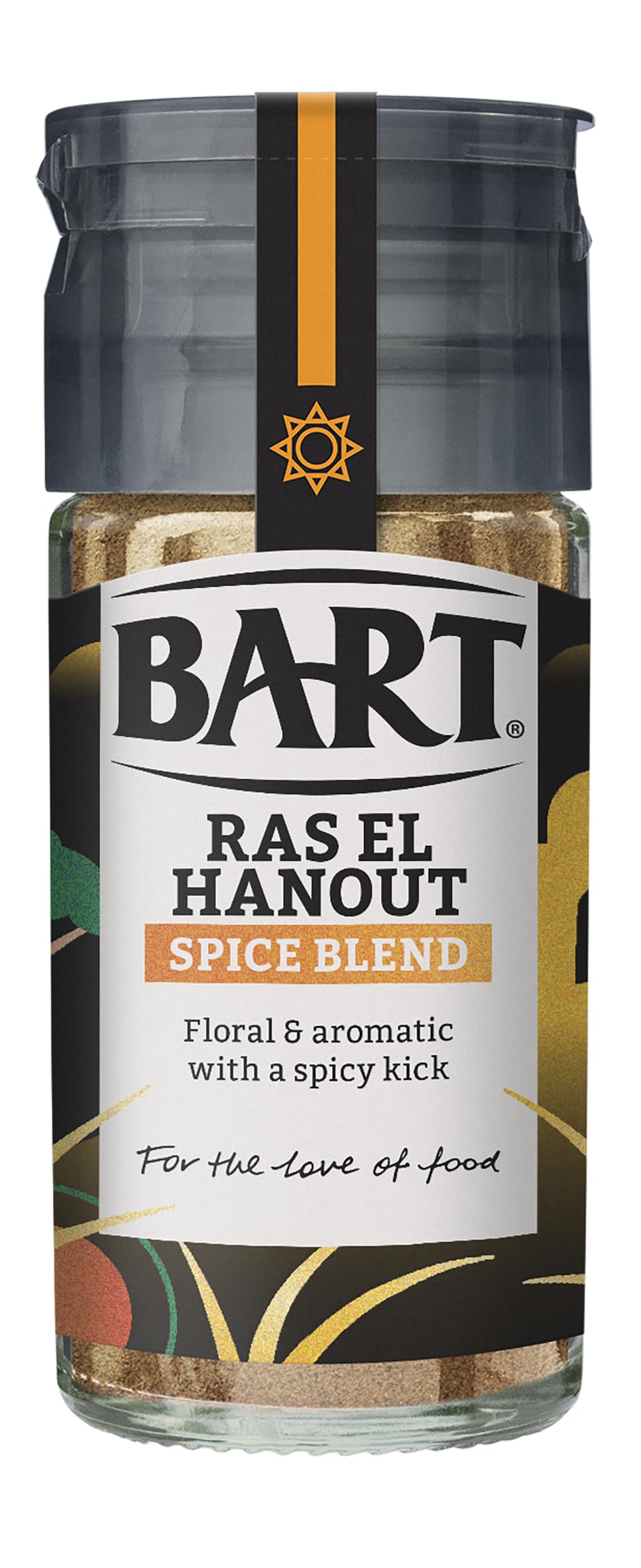 BART Ras El Hanout Spice Blend - Pack of 6 x 35g - Floral & Aromatic, Ideal for Cooking Lamb & Chicken or Moroccan Inspired Cuisine