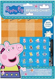 Reward Chart With Stickers Includes 2 Pieces Charts 3 Sticker Sheets Felt Tip Pen Behaviour Charts for children & toddlers Kids weekly planner