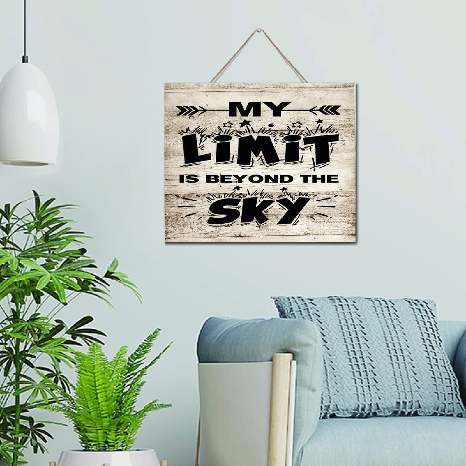 Plaque murale rustique en bois pour habiller un mur vide avec style