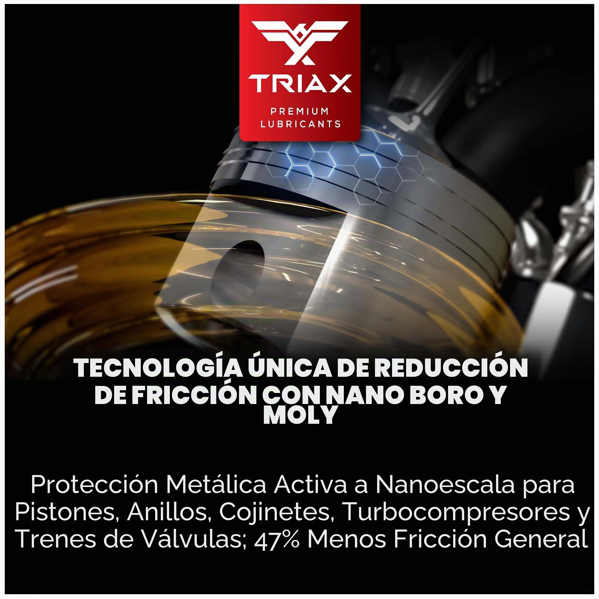 Triax Euro Ultra VX 5W-30 Aceite totalmente sintético, con base de PAO/ésteres, Compatible con VW 507.00/504.00, VW Audi 502.00, 505.01, BMW LL-04, C30, ACEA C3, Mercedes 229.51, 229.5, 229.31