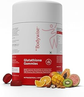 Be Bodywise Glutathione Gummies for Clear Radiant Skin | Reduces Pigmentation, Enhances Radiance, Protects Against Polluti... Price In India