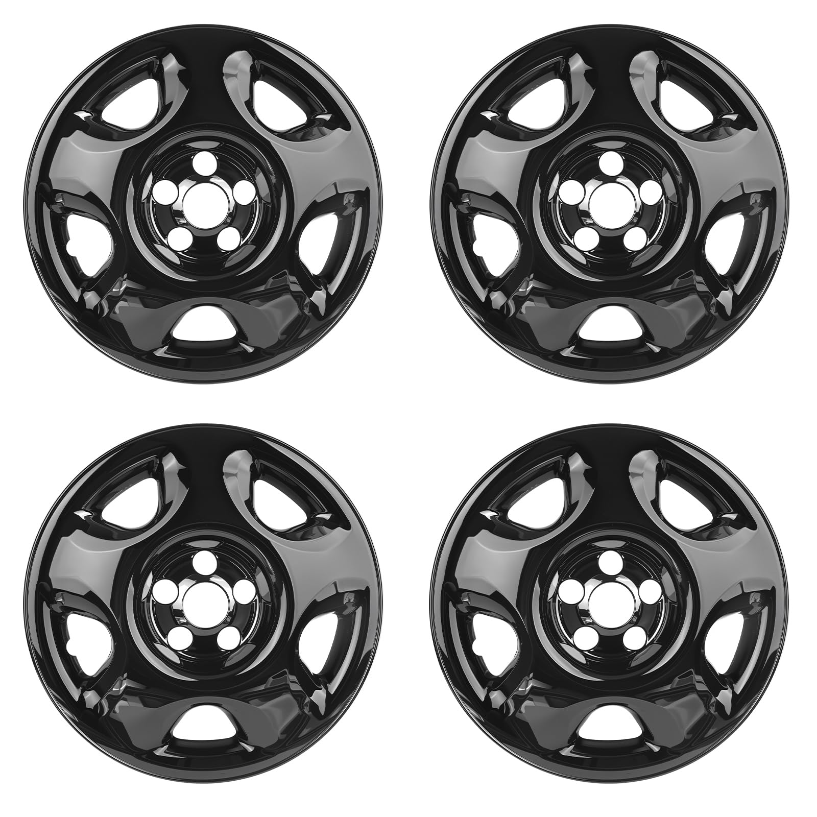 Photo 1 of TULALUX 17" Wheel Skins for Honda CR-V (2007-2011), Glossy Black