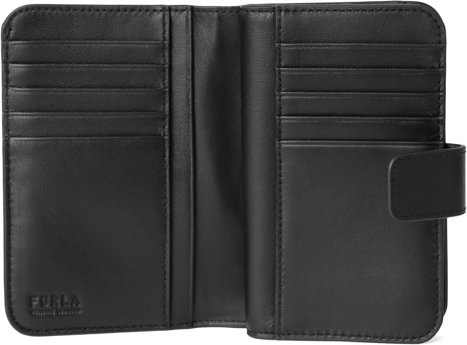 [フルラ] 2つ折り財布 WP00314 AX0733 O6000 1 007 77 M COMPACT WALLET ブラック 黒