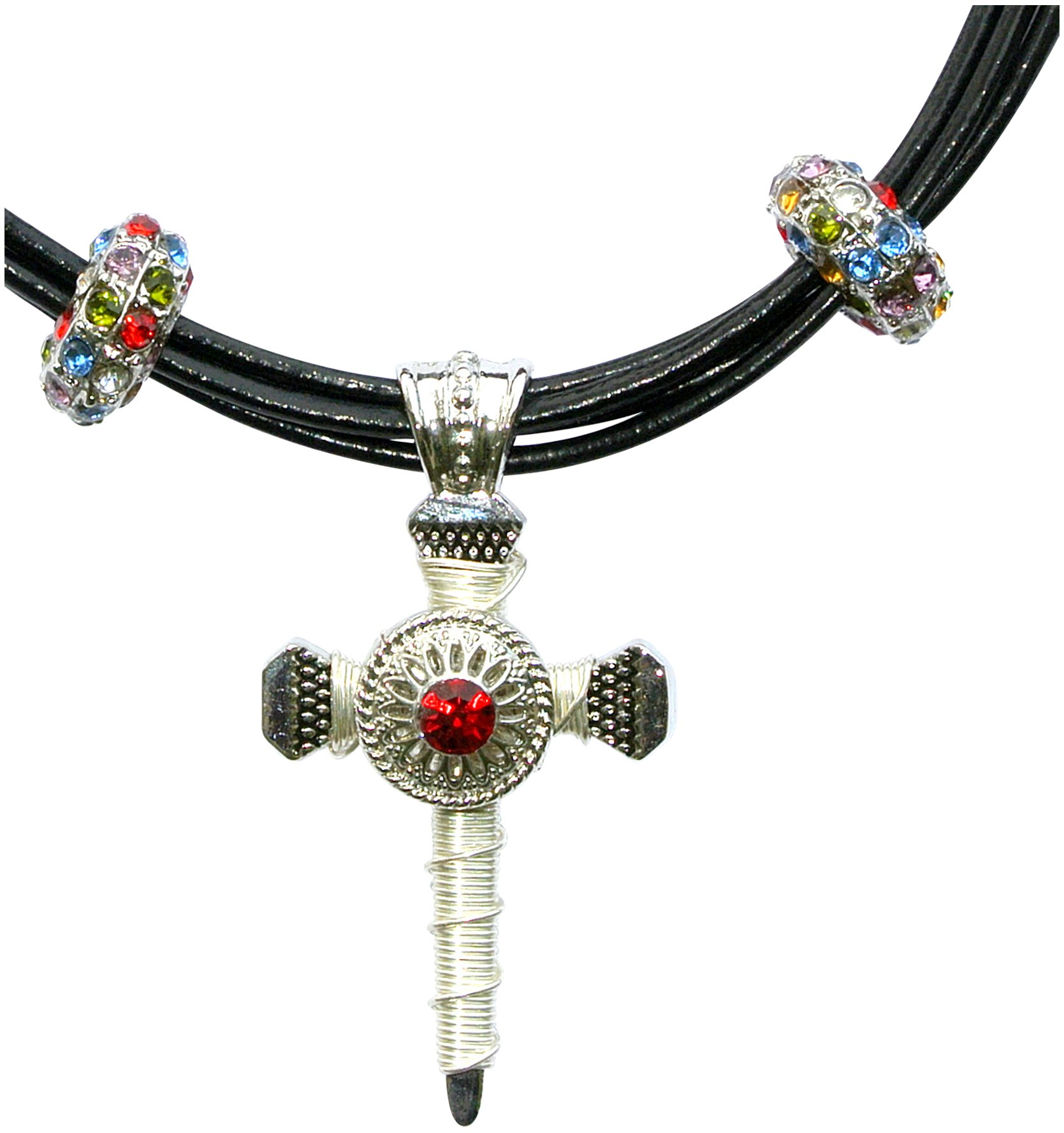 North Star - January Garnet Birthstone Necklace