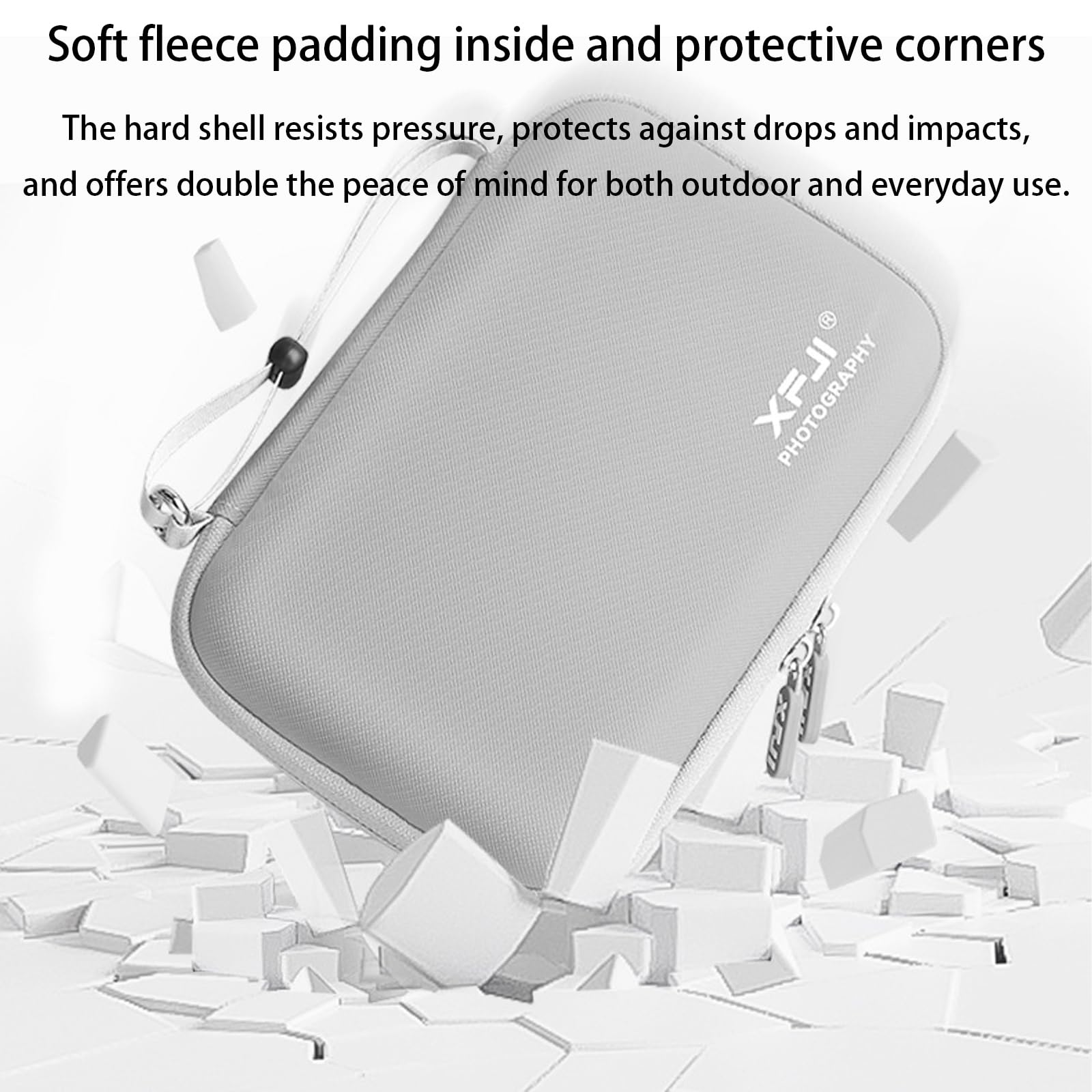 Étui pour DJI Osmo Mobile 8P, Étui de Protection Sangle/Poignée Accessoires pour DJI Osmo Mobile 8P, Étanche, Résistant aux Chocs