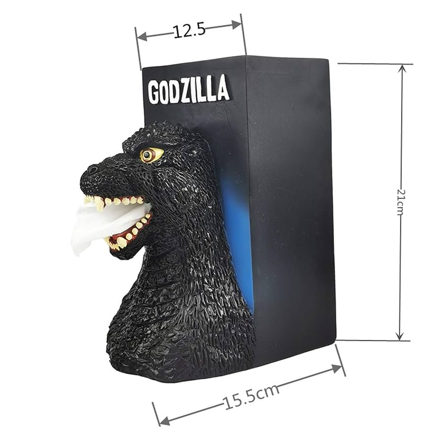 ゴジラ トイレットペーパーホルダー DIY Resin Godzilla Toilet Paper Holder Roll Towel Rack