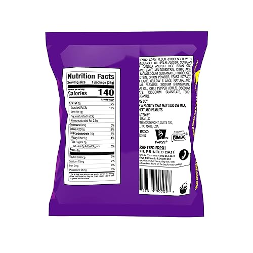 Vista 16 de Barcel Takis Mini Fuego Chili and Pepper Lime Tortilla Chips, 28 gm, (04010186)