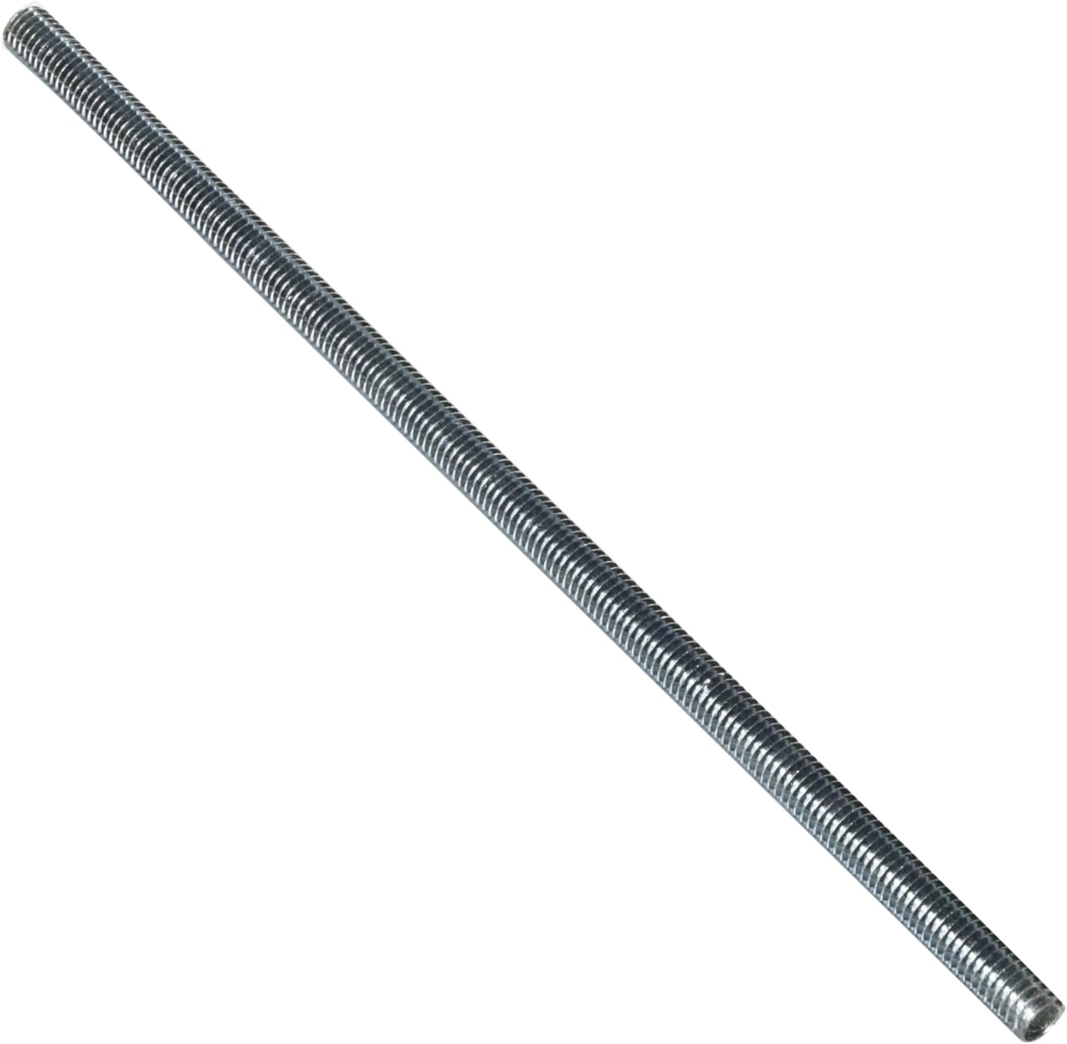 Stanley National N179341 Stanley Threaded Rod, 7/1614 X 1 Ft, Steel, Zinc Plated