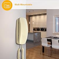 Vista 22 de Teléfono con cable AT&T 688 pies, Negro