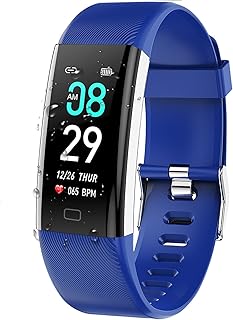 ANCwear Fitness Tracker Watch, Activity Tracker Health Smart Watch with Heart Rate Monitor, IP68 Waterproof, Smart Band with Sleep Monitor, Step Counter, Pedometer Watch for Women Men Kids