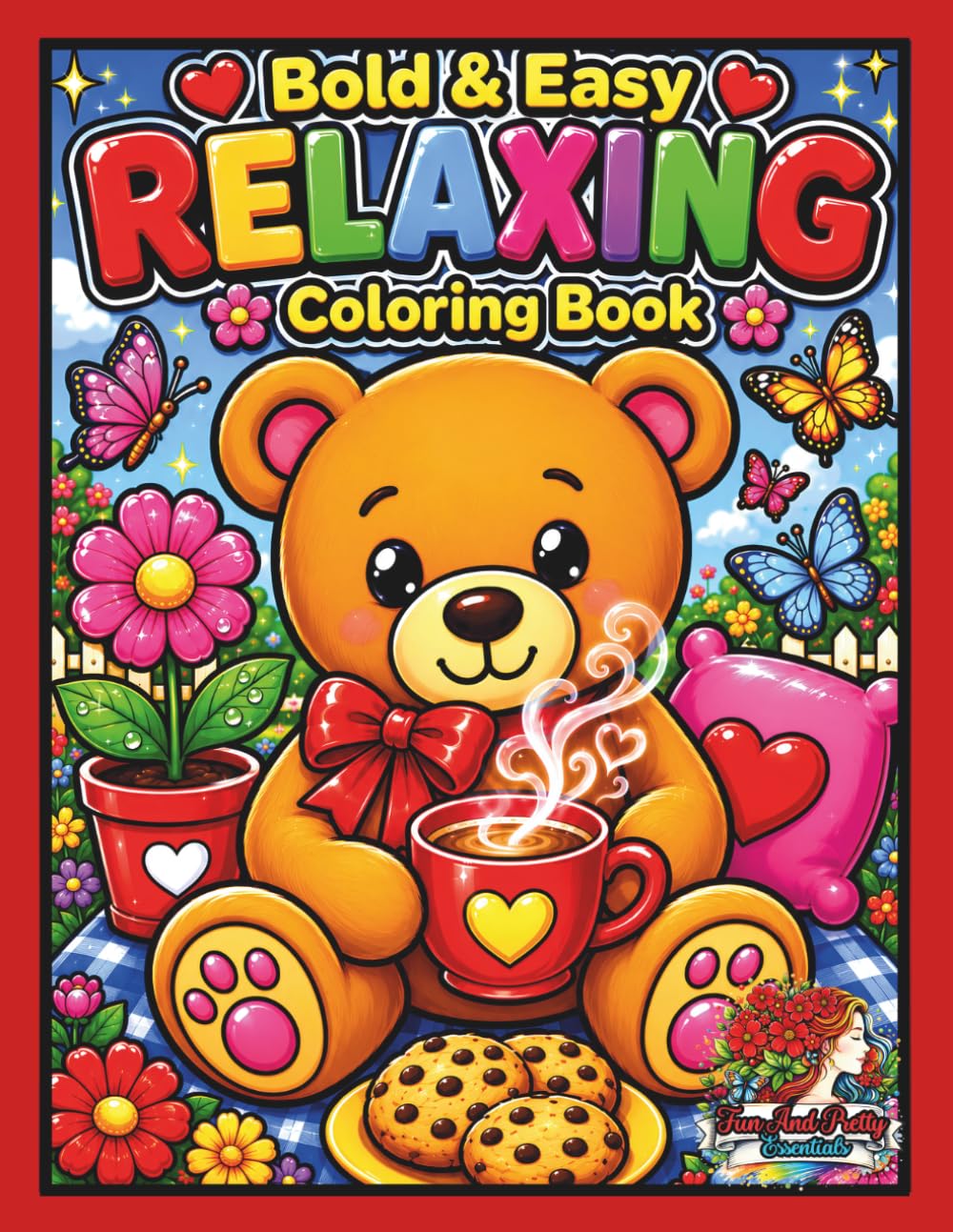 Coloring Book for Adults and Seniors with Dementia and Alzheimer’s: Large Print Bold and Easy Coloring Pages Featuring Animals, Foods, Flowers with ... and Seniors with Dementia and Alzheimer’s)