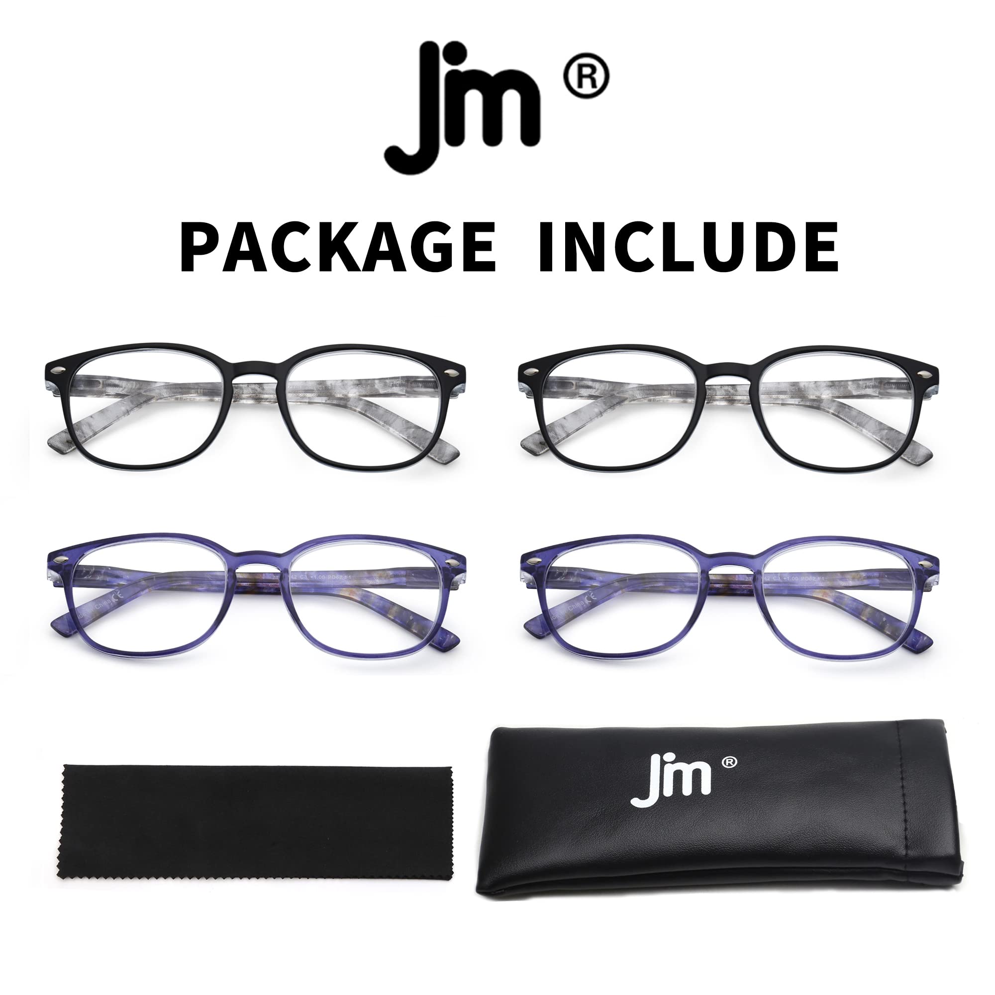 JM Gafas de Presbicia y Lectura. Cómodas y Duraderas con un Diseño Único. Para Mujer. [Pack 4 Unidades] — view 6