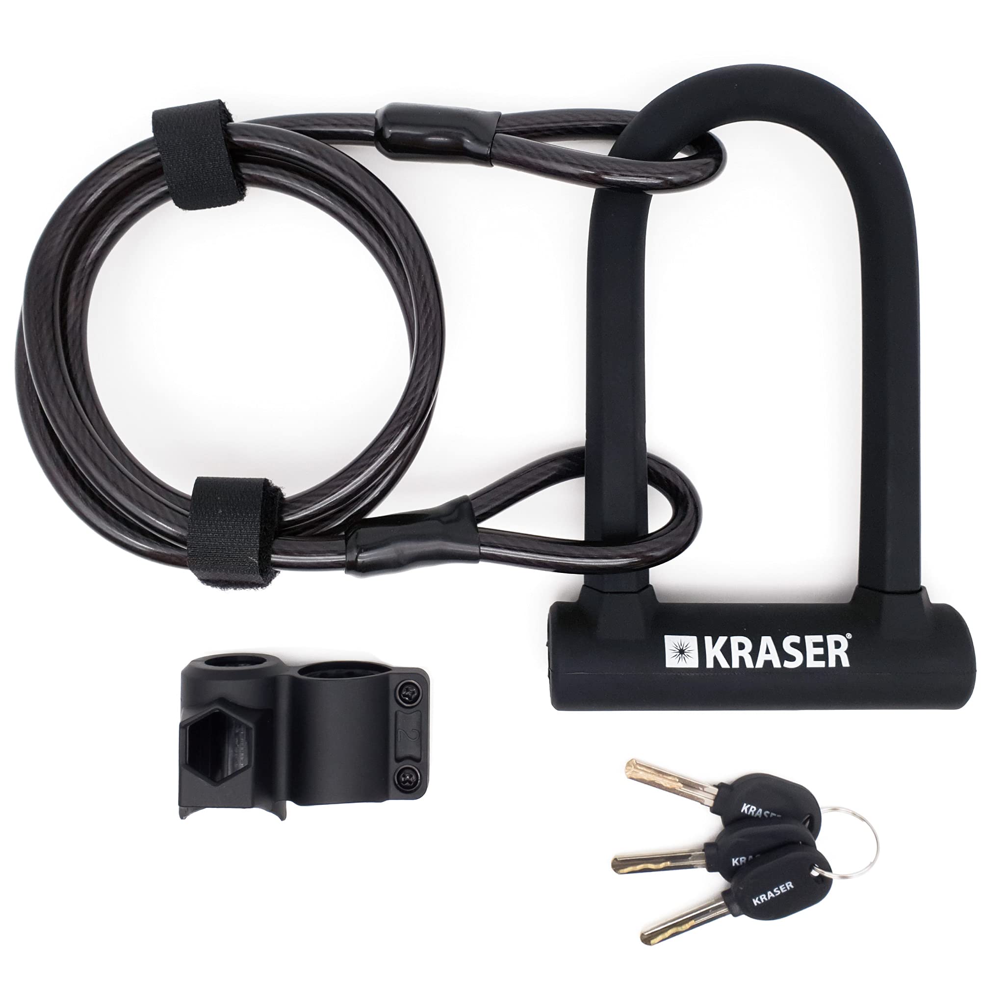 KRASER Lucchetto a U per Bici Universale