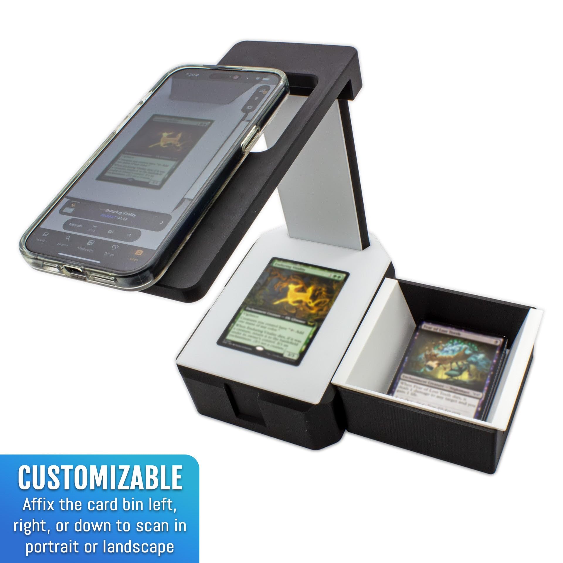 Amazon.com: Scan Station Starter Set - Card Scanner TCG Stand for Sleeved  and Unsleeved MTG Trading Cards - Catalog, Sort and Organize Your Bulk by  Price or Rarity
