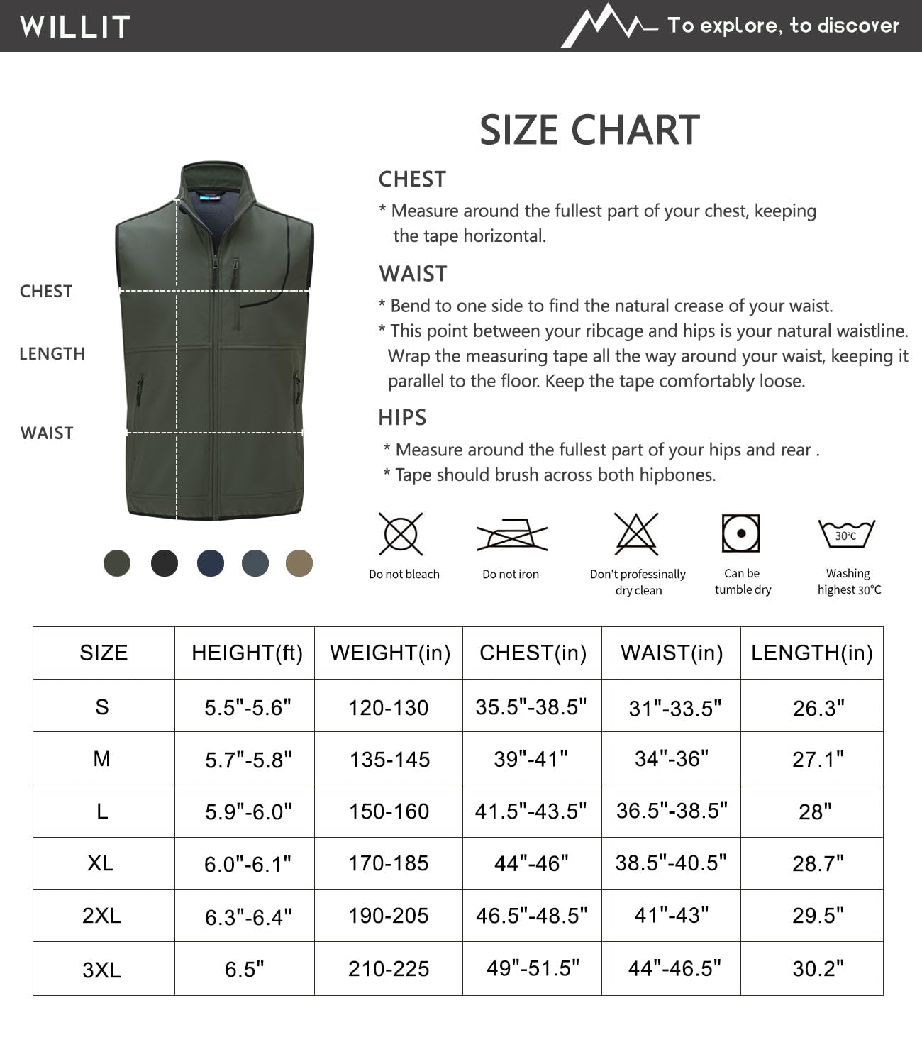 Willit Gilet da golf da uomo in pile per attività all'aperto, giacca invernale Softshell Outerwear senza maniche per escursionismo causale