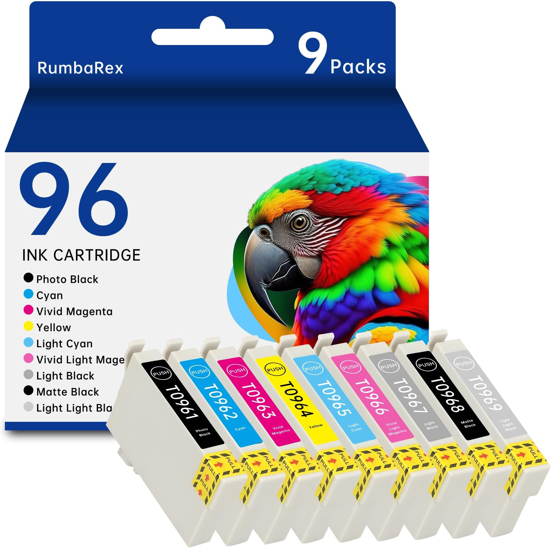 Nalifystic Lot De 8 Cartouches D'encre Compatibles Avec T0870 T0871