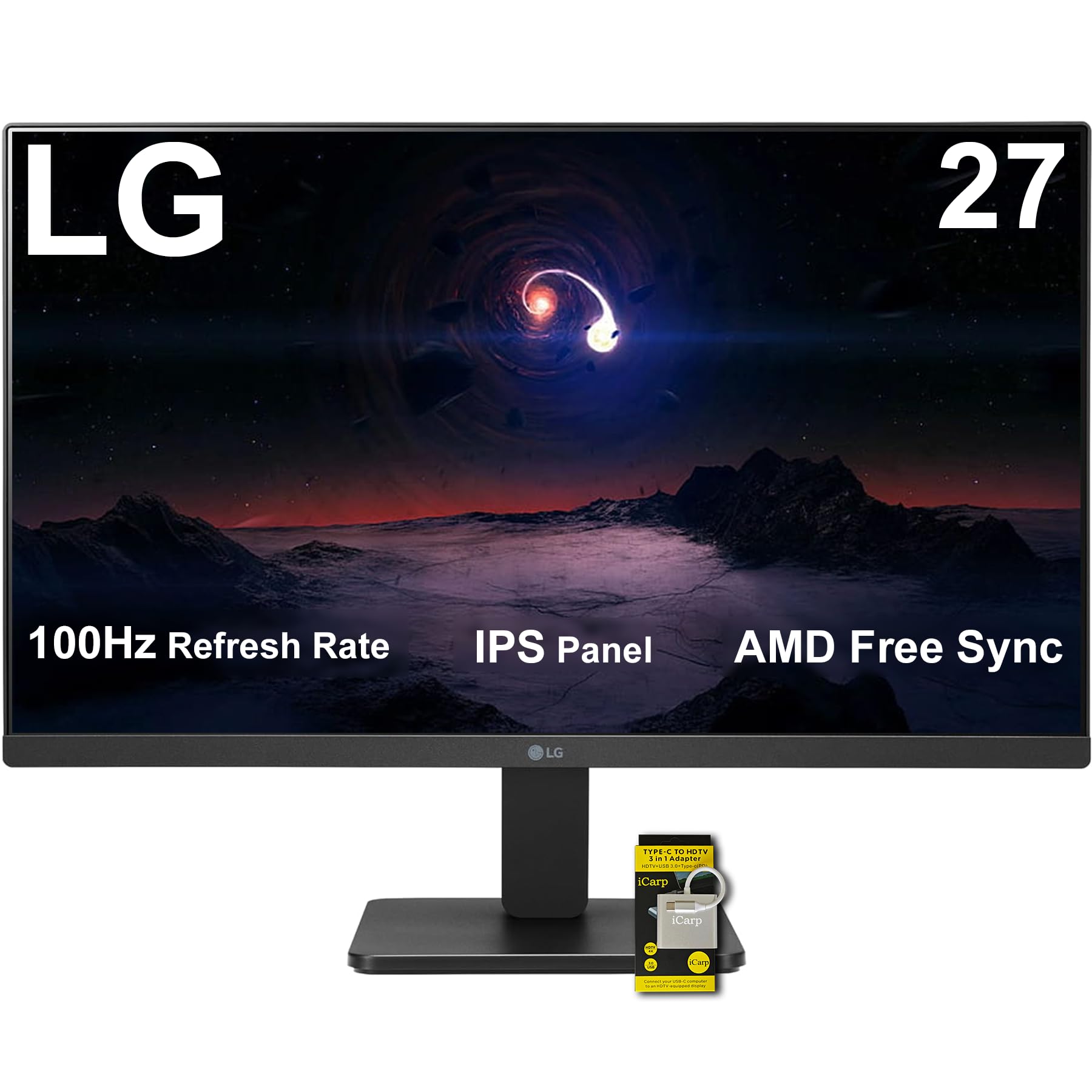 Amazon.com: LG 27 3-Side Borderless Monitor - 27