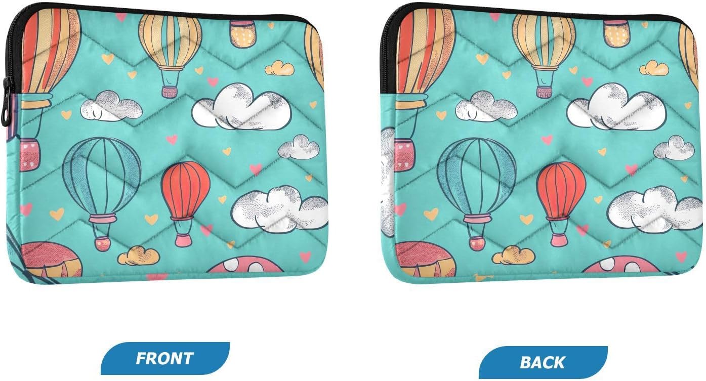 13-14 Inch Laptop Sleeve Cute Balloon Green Laptop Sleeves 14 Inch Aesthetic Laptop Case Laptop Cover 14 Inch image 2