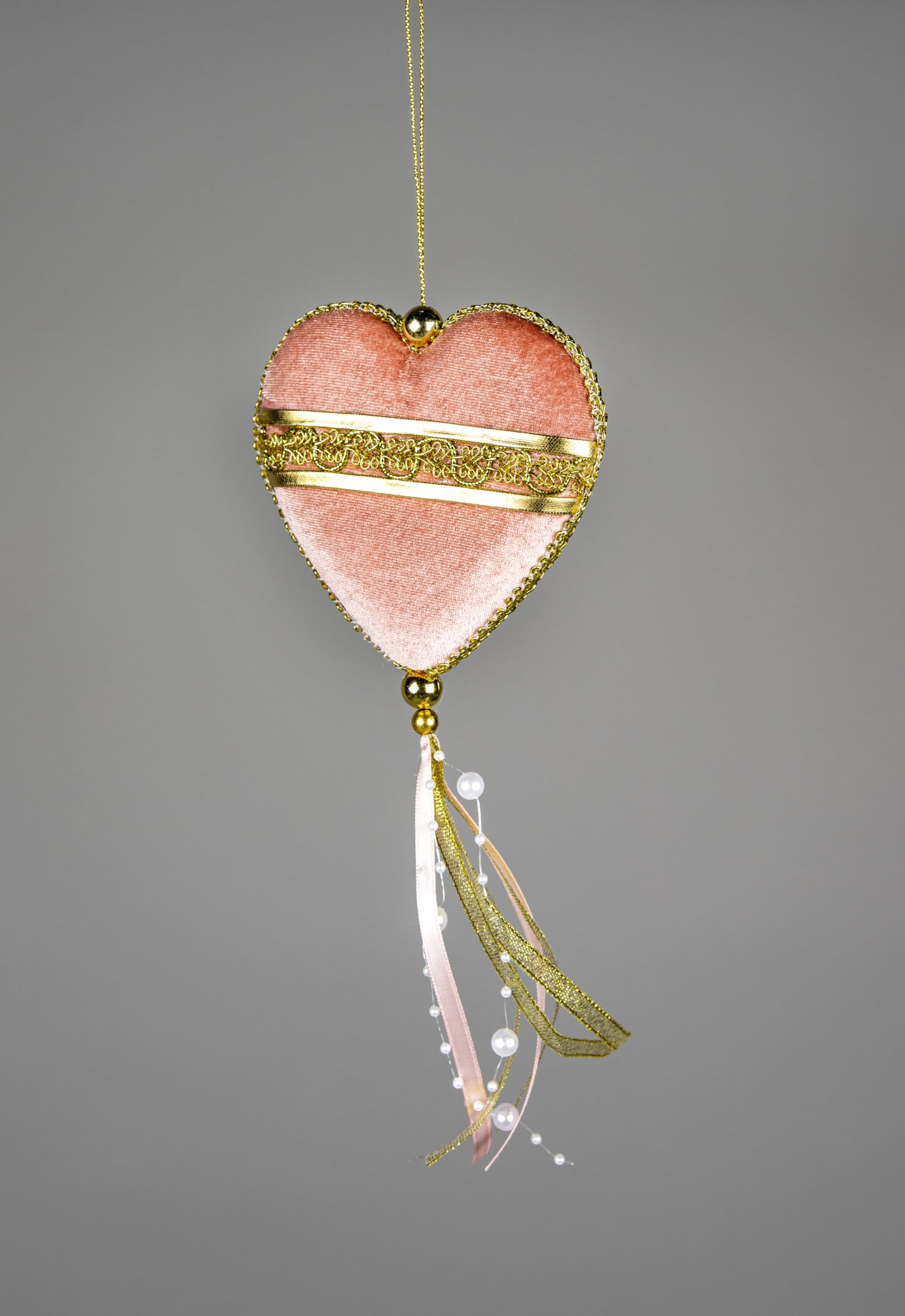 Light Pink Heart Shape Decorations 11x26cm - Image 2
