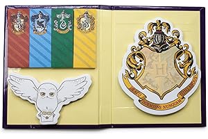 Harry Potter Hogwarts Magical Books Set Accessories - Sticky Note, Sticky Tab, and Charm