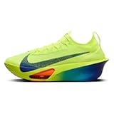 Nike Air Zoom Alphafly Next&percnt; 3 Mens Running Shoes Color&colon; Neon Yellow&sol;Dark Blue Size&colon; EUR 42&period;5 &vert; US 9 &vert; UK 8
