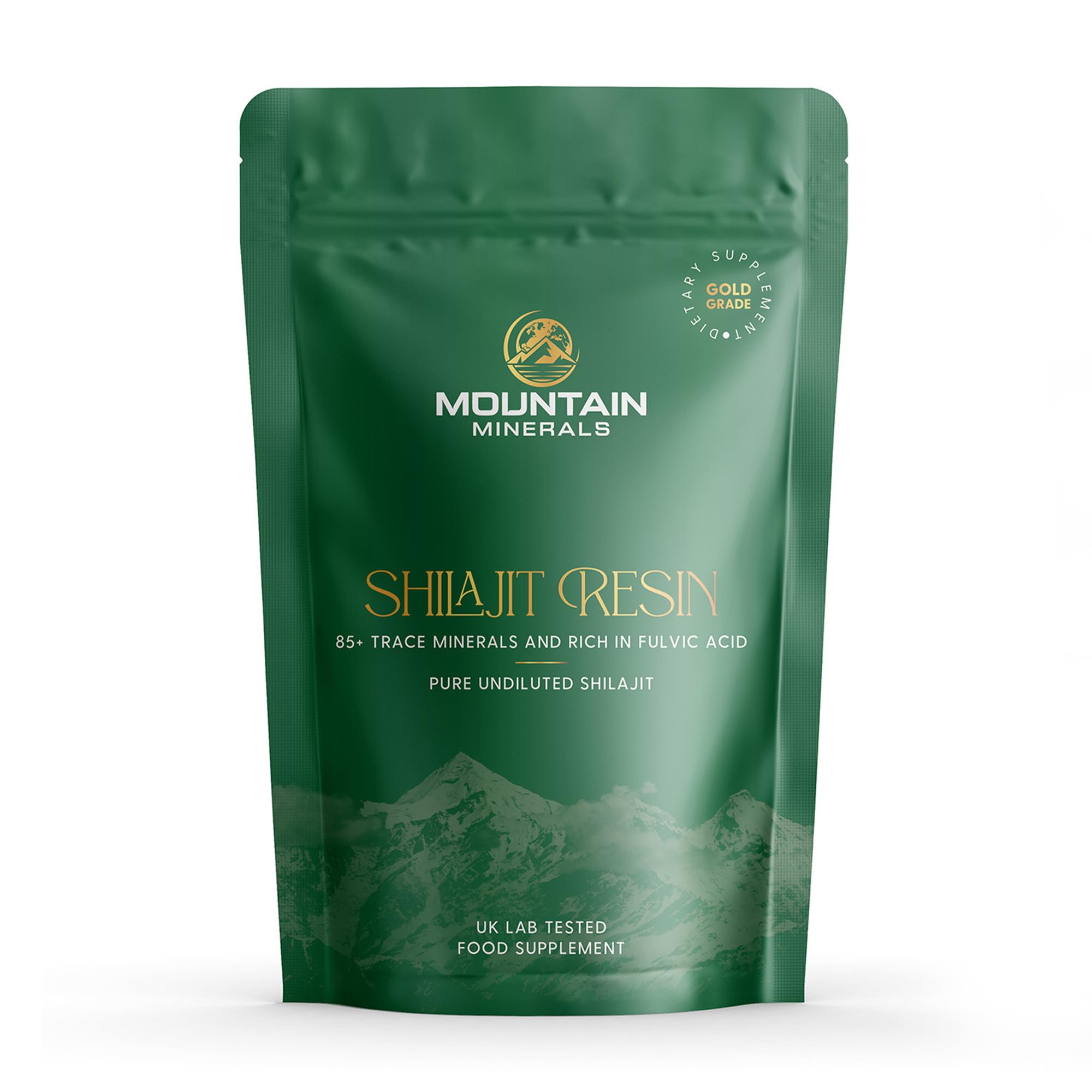 Pure & Undiluted Himalayan Shilajit Resin for Men & Women 10g - 85+ Clean Trace Minerals & Fulvic Acid for Energy, Metabolism & Immune Support - Vegan-Friendly - Authentic & Natural