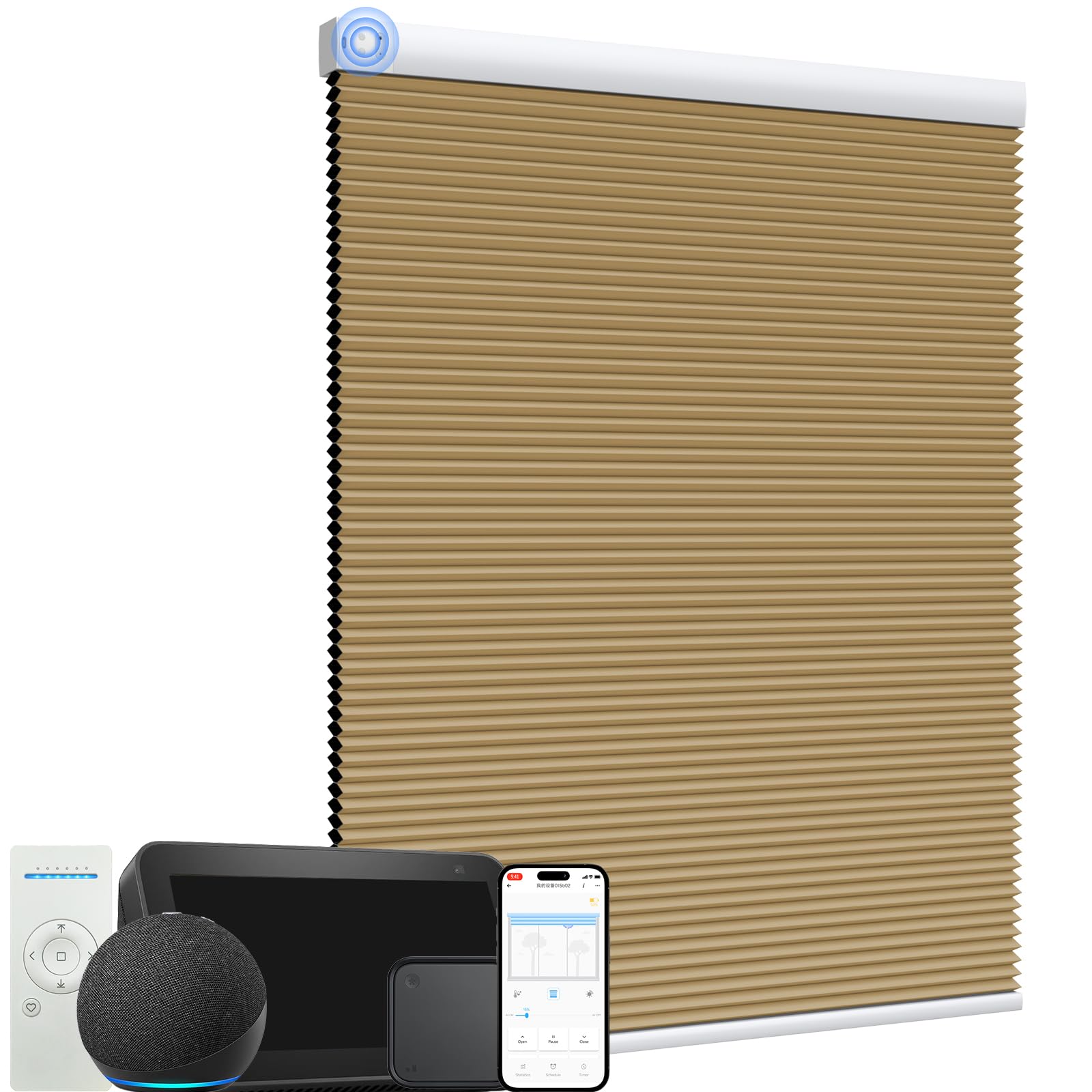 MYshade Motorized Cellular Shade