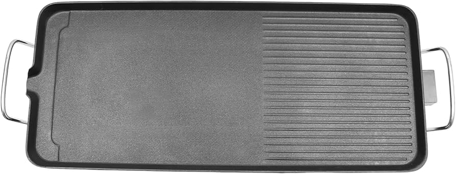 Elektrogrill 1500W Tischgrill - Rauchfrei Antihaft Edelstahl Schwarz