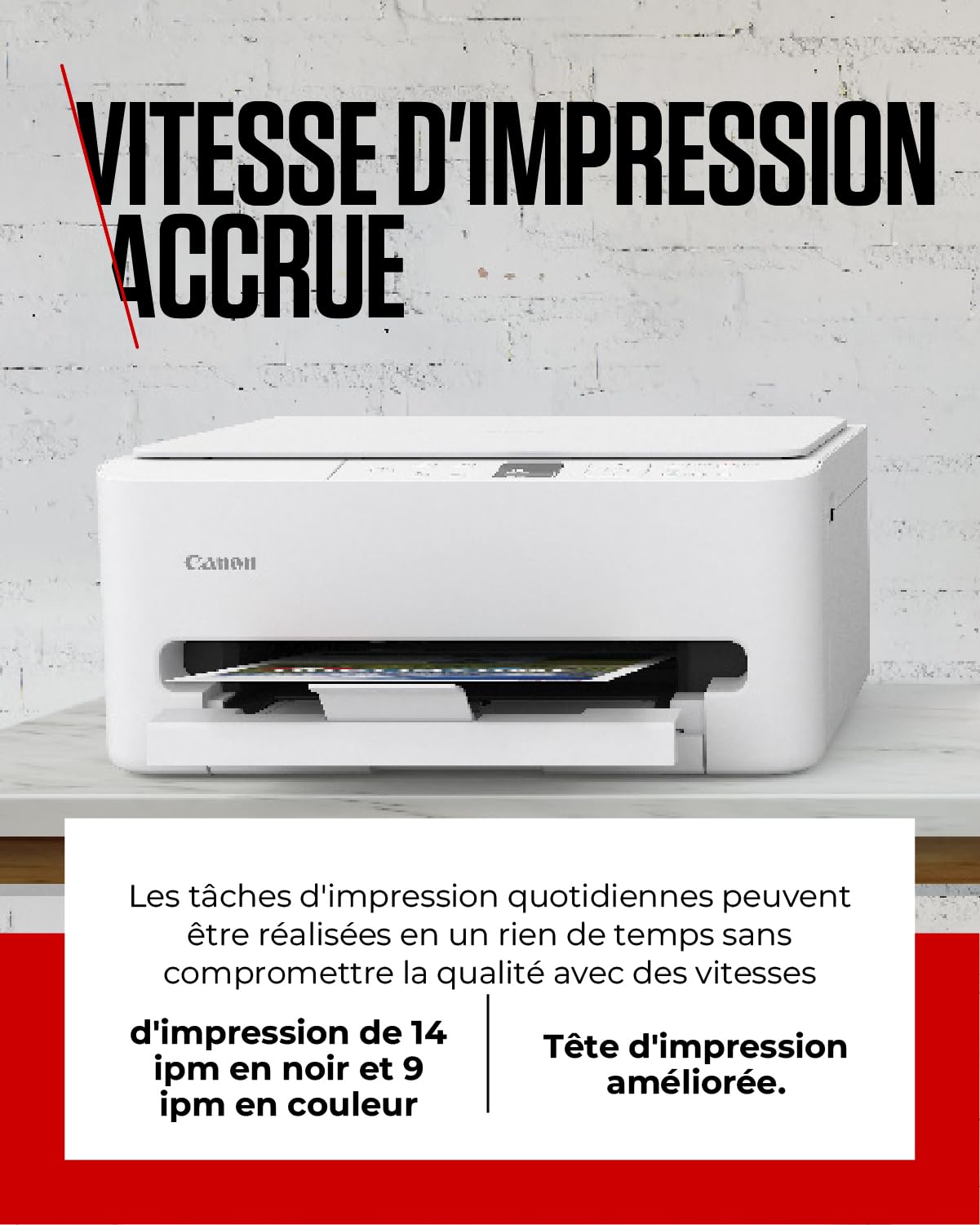 Canon PIXMA TS6550i Imprimante Multifonction Jet d'encre WiFi A4