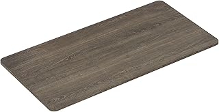 Giantex Universal Wood Table Top, 48 x 24 inch One-Piece Desktop & Sit to Stand Height Adjustable Home Office Desk Frame, Rectangular Workbench Top Board, Countertop DIY, Coffee Bar Tabletop, Grey Oak