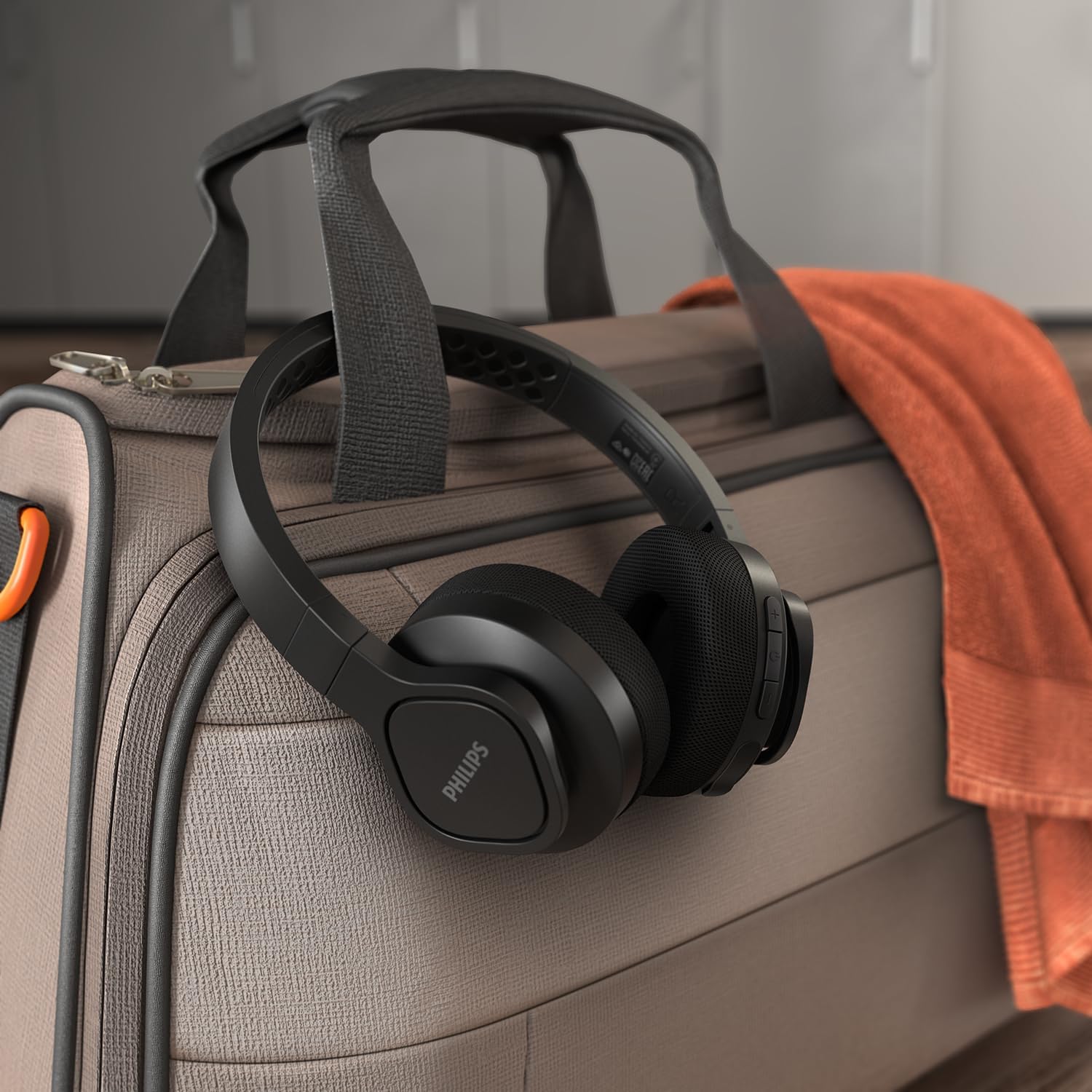 PHILIPS, Headphone Sport Bluetooth, TAA4216BK/00, Até 35 horas de bateria, Resistente à Água e Poeira, Preto PHILIPS, Headphone Sport Bluetooth, TAA4216BK/00, Até 35 horas de bateria, Resistente à Água e Poeira, Preto