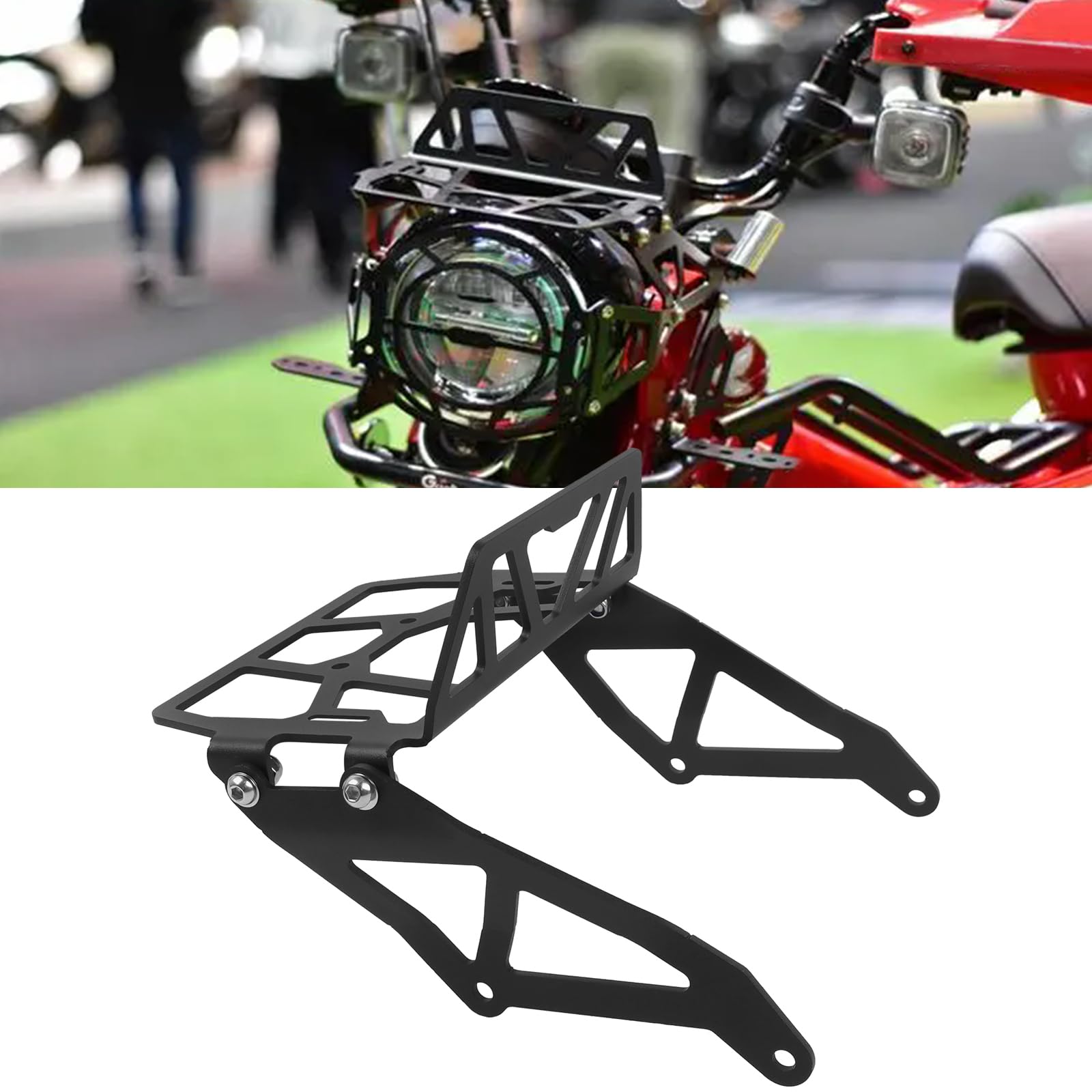 Motorcycle Front Rack Headlight Upper Guard Replacement for Honda CT125 Trail 125 Hunter Cub 125 2020 2021 2022 2023 2024 2025 Front Luggage Rack