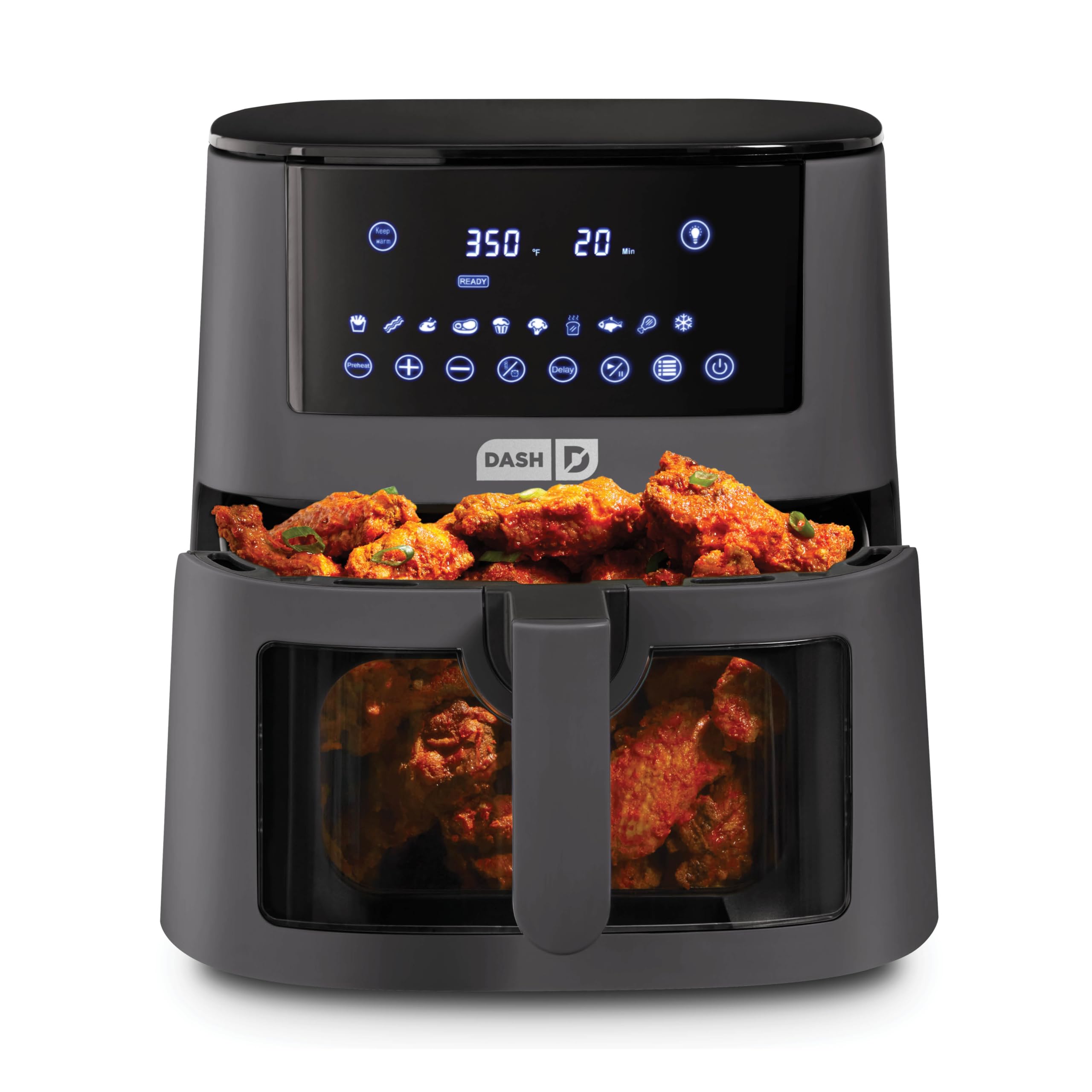 Amazon.com: DASH 7qt Clear View Digital Air Fryer - Forged Iron