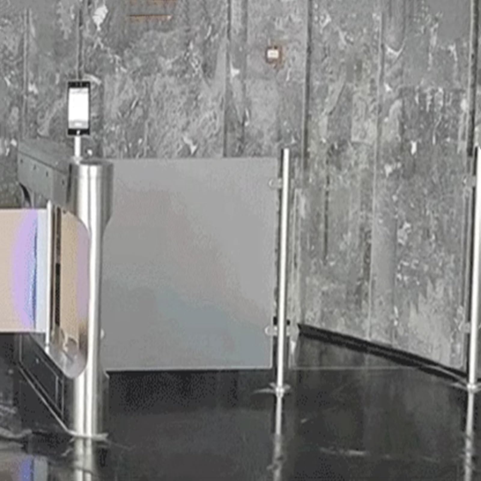 Puerta batiente de seguridad de metal para entradas, oficinas y uso industrial, control de acceso fiable, diseño seguro y duradero