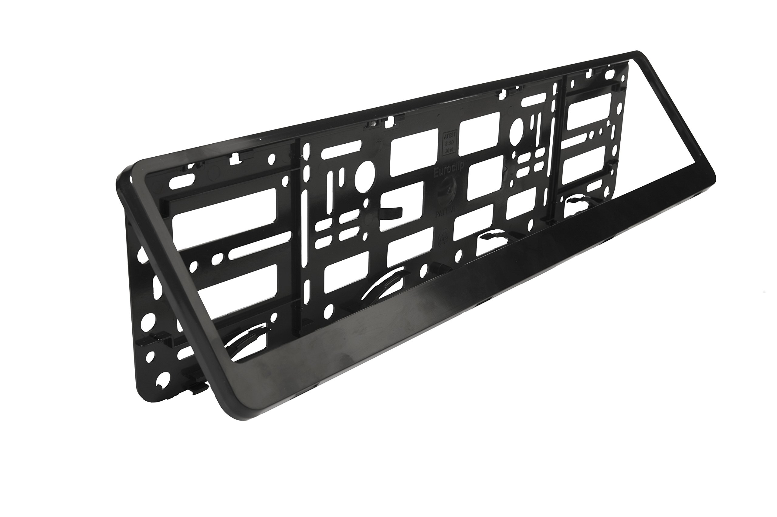 Sumex Branded Car License Number Plate Frame Holder (ABS Plastic Black (Euroclip))