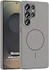 Microsonic Samsung Galaxy S25 Ultra Case MagLeather Pro Gray [Case Compatible with Galaxy S25 Ultra - Gray]